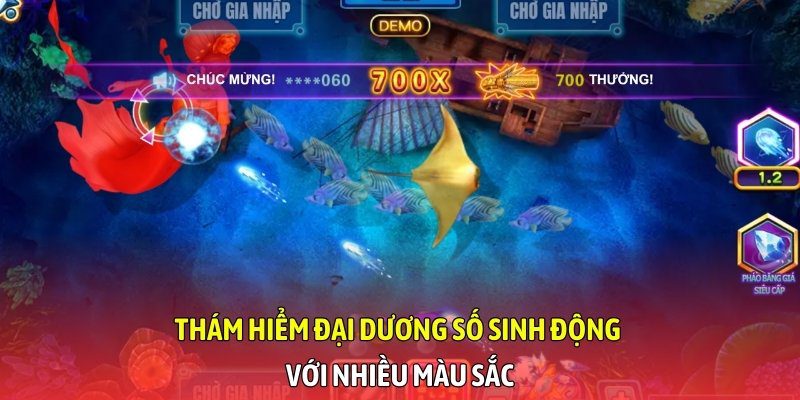 Thám hiểm đại dương số sinh động với nhiều màu sắc
