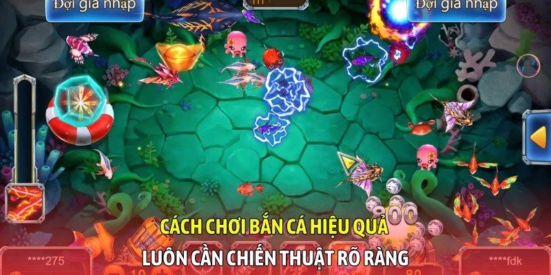 Cách chơi bắn cá hiệu quả luôn cần chiến thuật rõ ràng