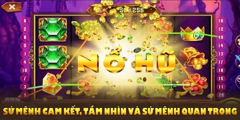 Sứ mệnh cam kết, tầm nhìn và sứ mệnh quan trọng